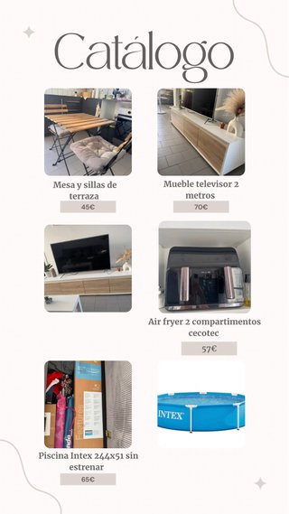 Muebles varios: cama, tocador, escritorio