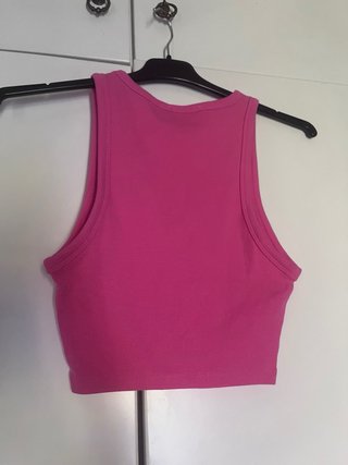 Camiseta tirantes Zara rosa Talla S