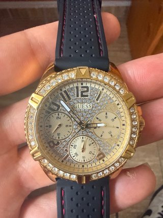 Reloj Guess Original Dorado y Negro