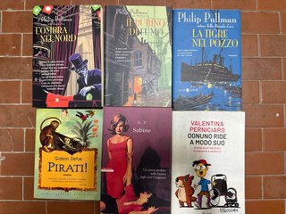Libri romanzi in stock