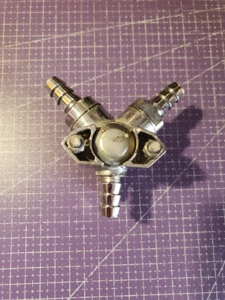 Llave de paso bypass 3 vías