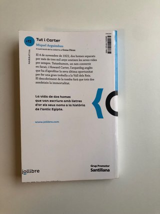 Libro “Tut i Carter” (en català)