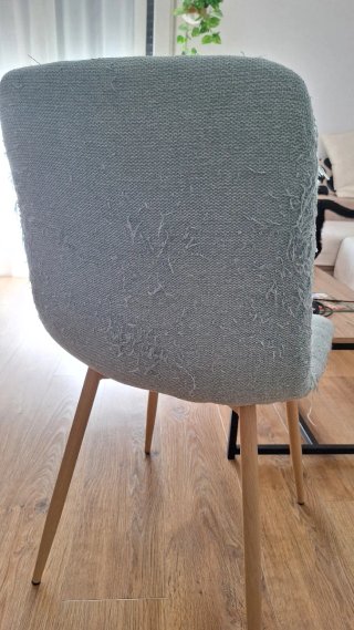 Juego de 4 sillas de comedor PARA RETAPIZAR