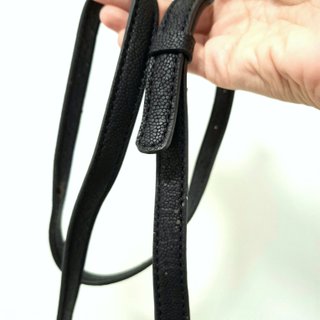 Correa bolso bandolera regulable negra