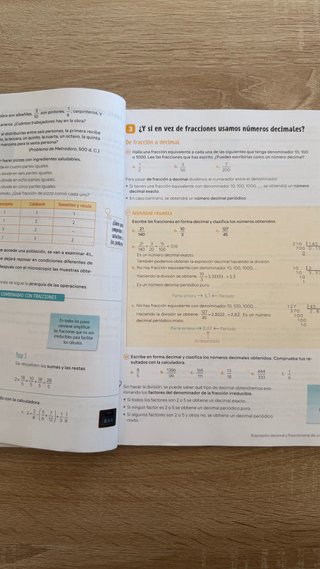 Libro matemáticas, 3º secundaria
