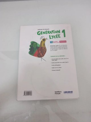 Génération lycée 1,libro de francés 1°bachillerato