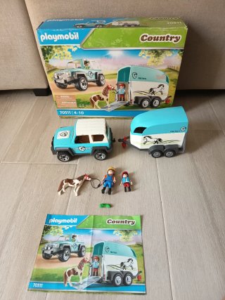 Playmobil 70511 Country Coche y Remolque