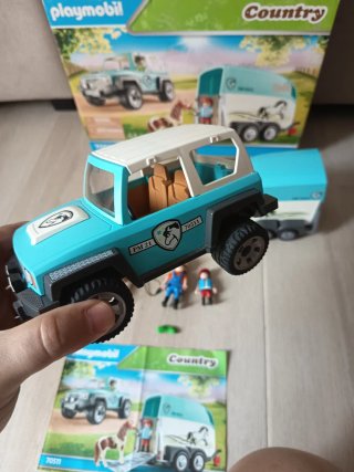 Playmobil 70511 Country Coche y Remolque
