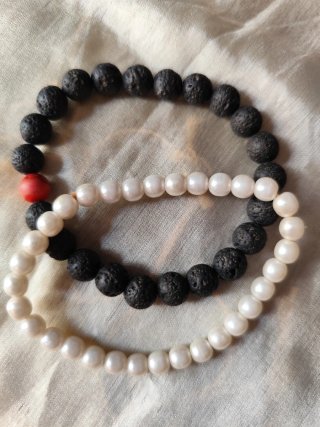 Lote de pulseras de bisutería