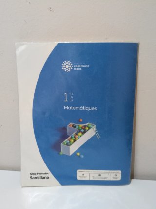 Llibre Matemàtiques 1r ESO. Santillana
