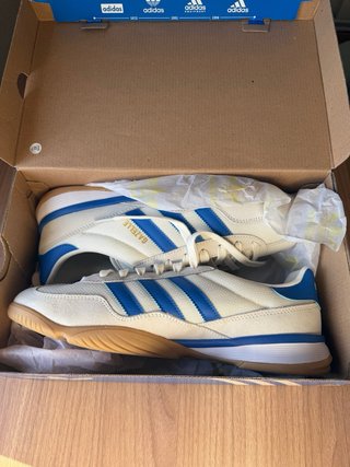 Adidas Gazelle Sala Azul y Blanco Talla 44