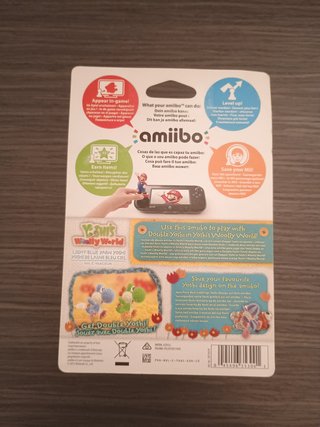 Amiibo Yoshi's Woolly World Azul Claro