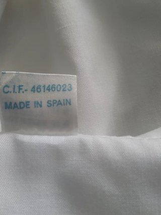 Sábana y almohada cuna bordada