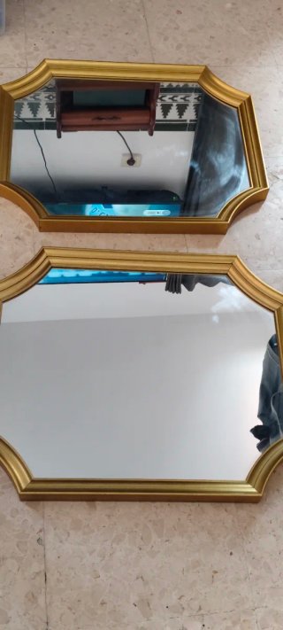 Conjunto 3 Espejos Dorados