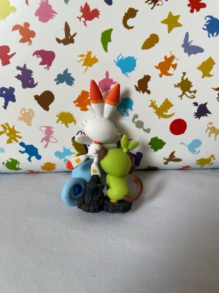 Figuras Pokemon Kaiyodo Scorbunny, Sobble, Grookey