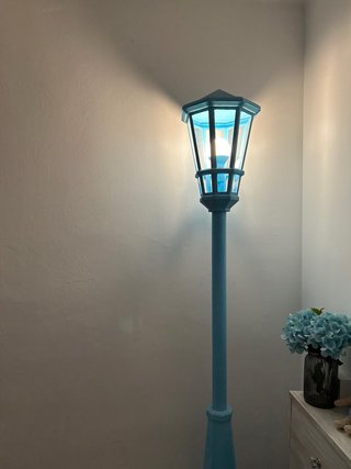Lámpara Farola Azul
