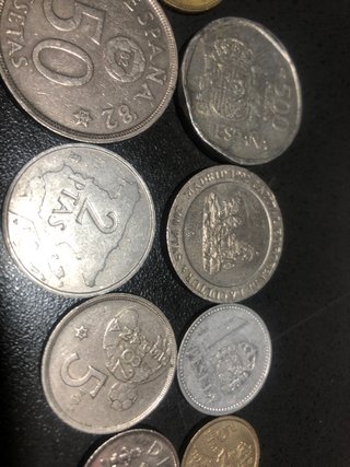 Lote monedas antiguas España