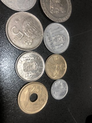 Lote monedas antiguas España