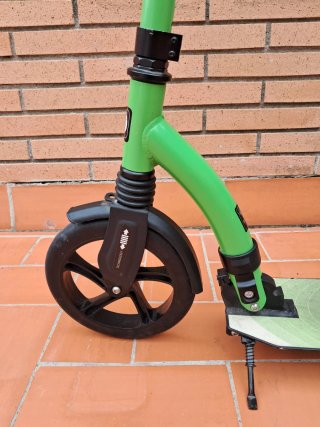 Patinete plegable LaScoota verde