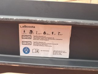 Patinete plegable LaScoota verde