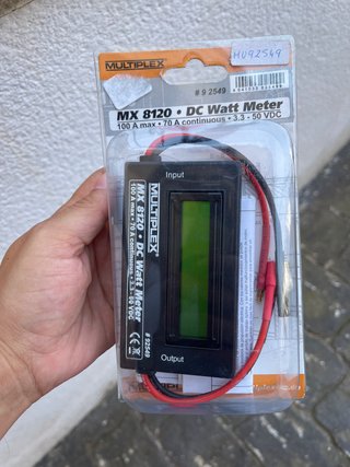 Multiplex MX 8120 DC Watt Meter