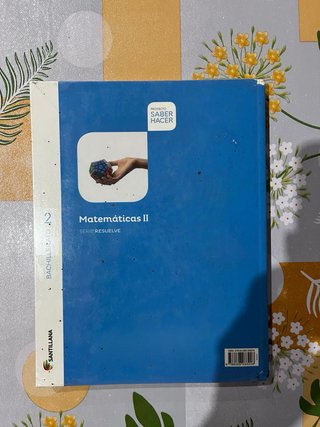 Libro Matemáticas II 2º Bachillerato Santillana