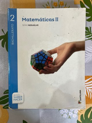 Libro Matemáticas II 2º Bachillerato Santillana