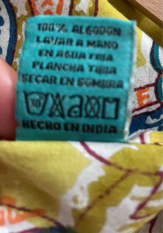 Vestido estampado India Town talla única