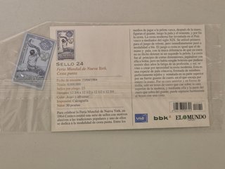 Postales y Sellos País Vasco No24 y 48 - El Mundo