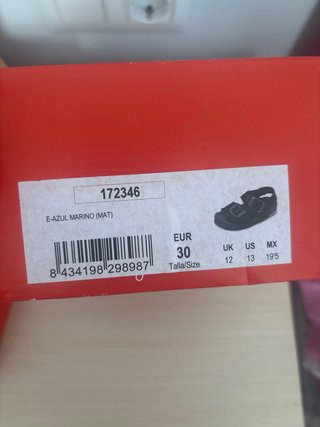 Sandalias Garvalin Azul Talla 30