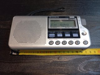 Radio Portátil Sony ICF-M33RDS con RDS