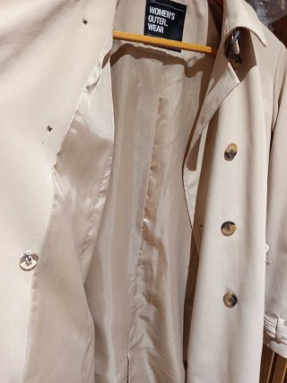 Gabardina Lefties Beige Talla XL