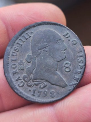 Carlos IV 1798 8 Maravedis Segovia