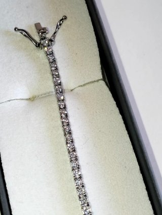 Bracciale Tennis Argento 925 Zirconi
