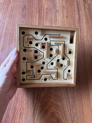 Juego Laberinto Madera