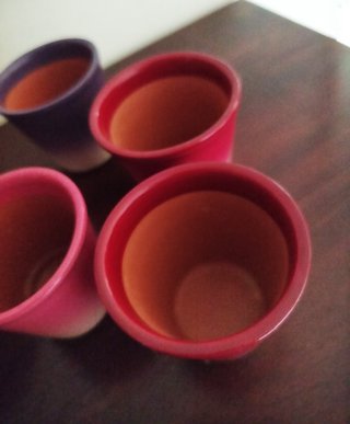5 Vasetti in terracotta