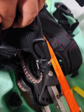Kayak aletas + motor gasolina y estabilizadores