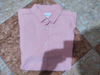 Camisa Manga Corta Primark Talla M Rosa.