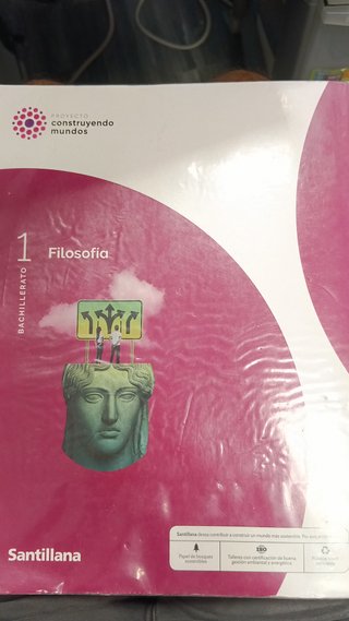 LIBRO DE BACHILLERATO FILOSOFIA 1 SANTILLANA