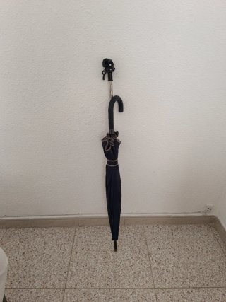 Paraguas con anclaje para silla de ruedas