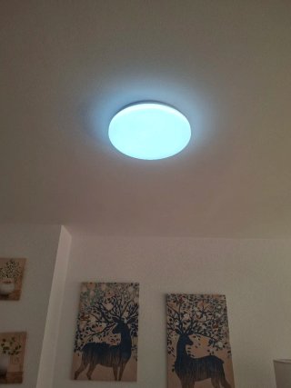 Plafón LED Techo 60W Regulable 34cm + Mando