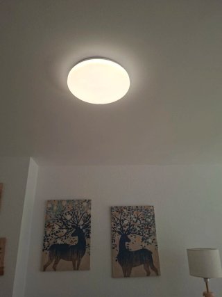 Plafón LED Techo 60W Regulable 34cm + Mando