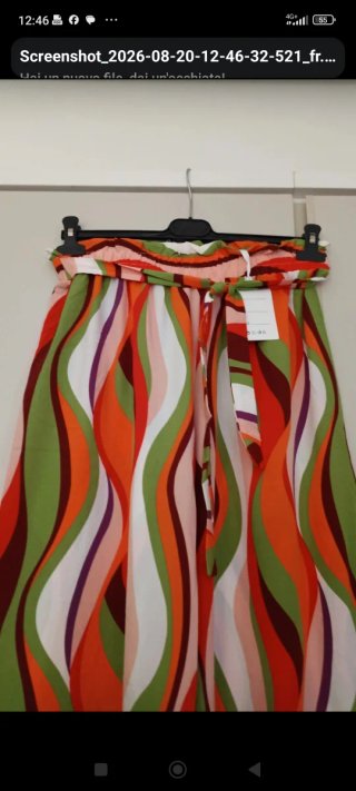 Pantaloni palazzo nuovi con cartellino