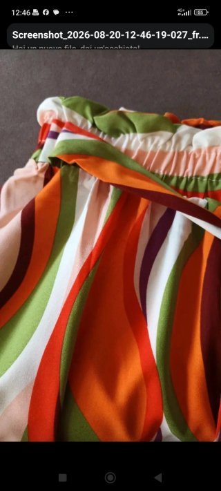 Pantaloni palazzo nuovi con cartellino