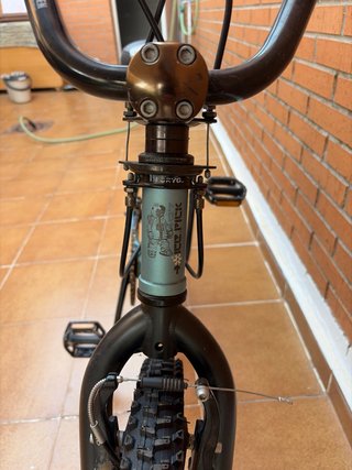 Bicicleta BMX azul