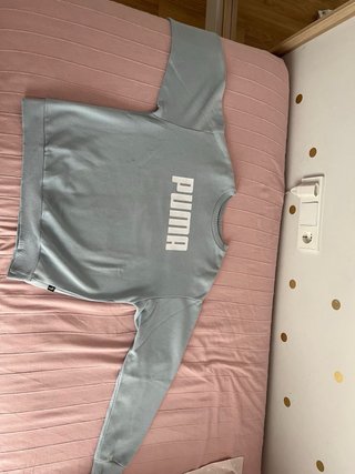 Conjunto Sudadera Puma y Pantalón Blanco