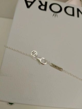 Conjunto Pandora Corazón Verde y Plata