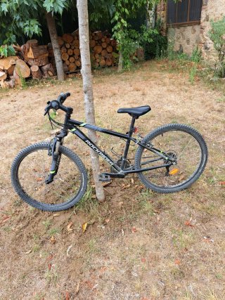 Bicicleta Rockrider niño 12-16 años más  Casco.