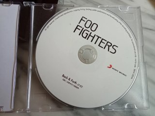 Raro Promo CD Single Foo Fighters Back And Forth