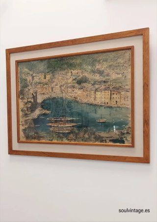 Acuarela Portofino 1948
